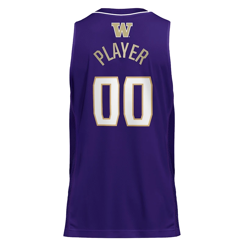 Maillot de basket-ball unisexe violet adidas Washington Huskies Pick-A-Player NIL pour homme
