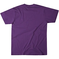 T-shirt unisexe à rayures avec nom et numéro BreakingT Kelsey Plum Purple Washington Huskies
