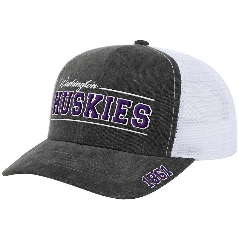 Unisex Colosseum  Gray Washington Huskies Billy 2400 Adjustable Trucker Hat