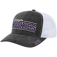 Unisex Colosseum  Gray Washington Huskies Billy 2400 Adjustable Trucker Hat