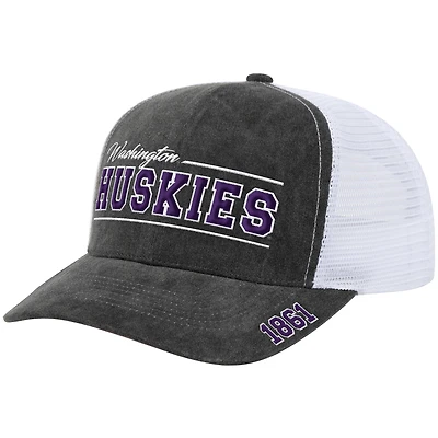 Unisex Colosseum  Gray Washington Huskies Billy 2400 Adjustable Trucker Hat
