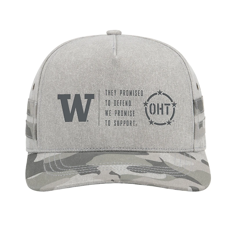 Unisex Colosseum  Gray Washington Huskies OHT Squad Podium Adjustable Hat