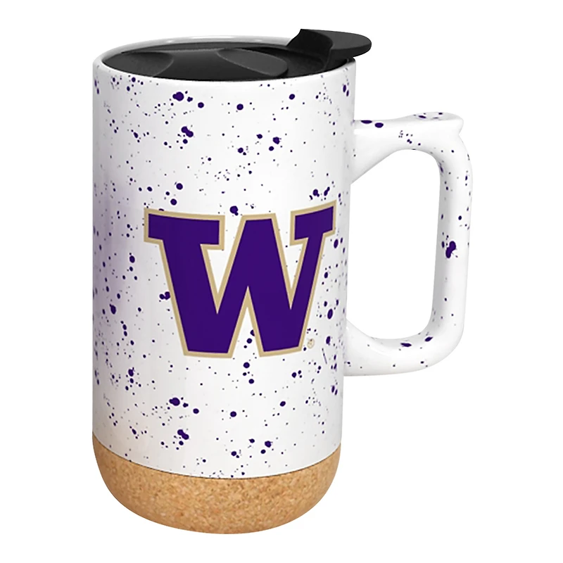 Huskies de Washington 18oz. Tasse en liège moucheté