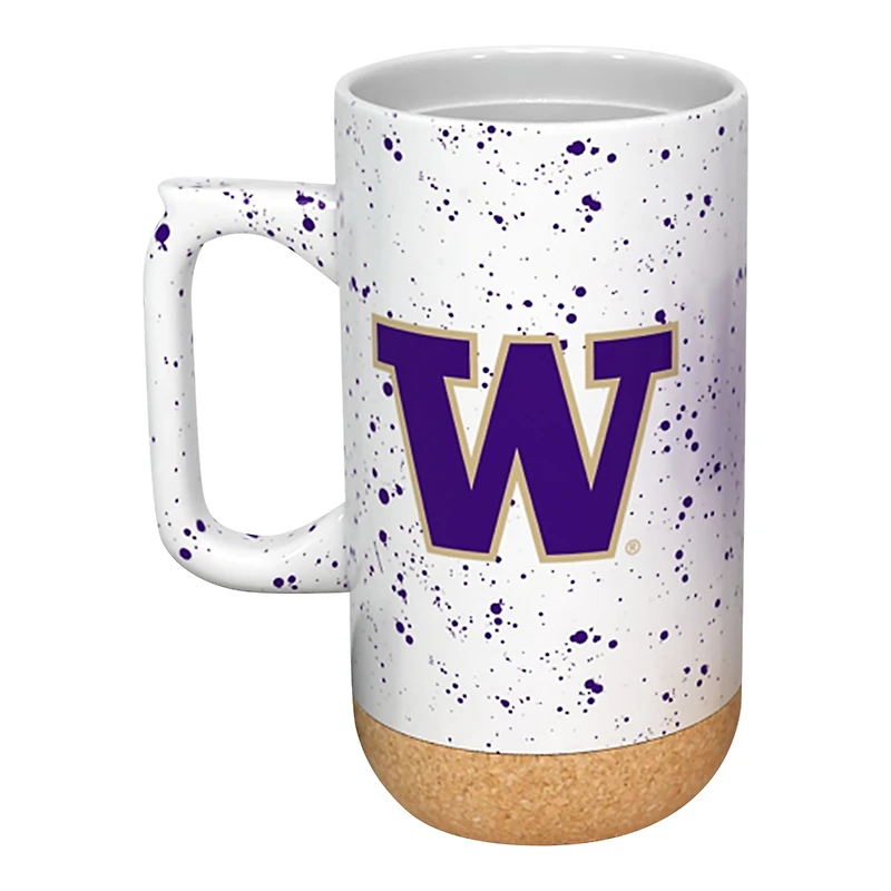 Washington Huskies 18oz. Speckle Cork Mug