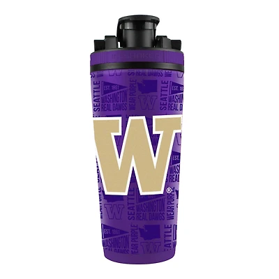 Washington Huskies 26oz. 4D Stainless Steel Shaker Bottle