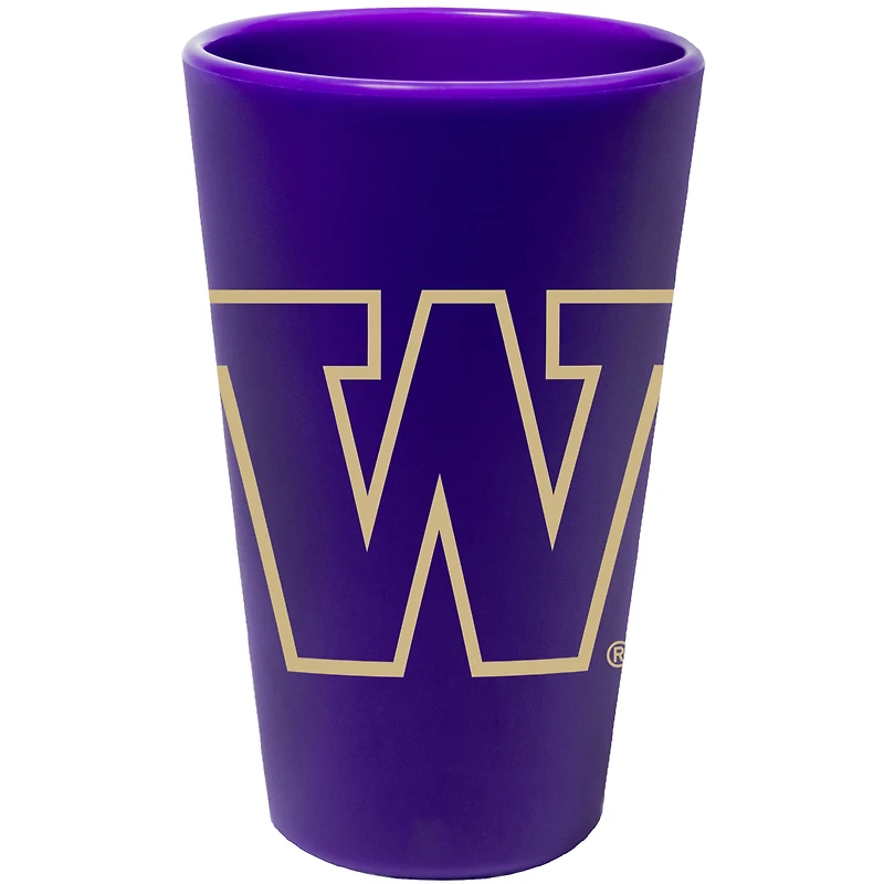 WinCraft Washington Huskies 16oz. Silicone Pint Glass