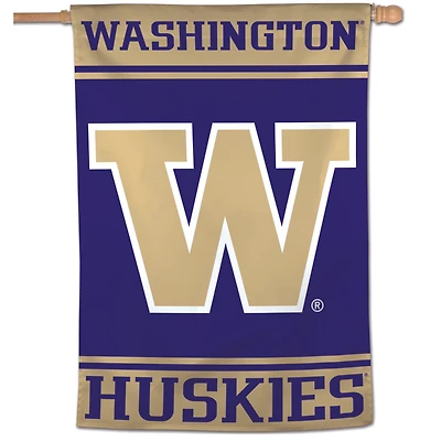 Bannière verticale simple face WinCraft Washington Huskies 28" x 40"