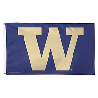 WinCraft Washington Huskies Deluxe Drapeau unilatéral 3 pi x 5 pi