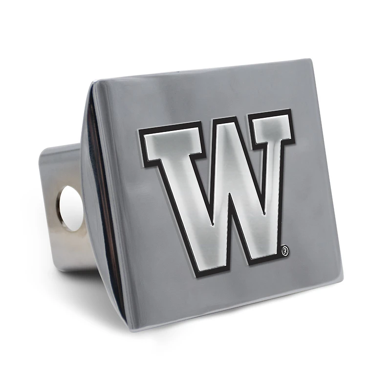 Cache-attelage chromé haut de gamme WinCraft Washington Huskies