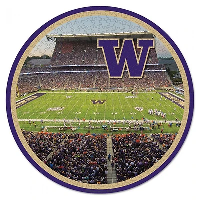 Puzzle rond WinCraft Washington Huskies de 500 pièces