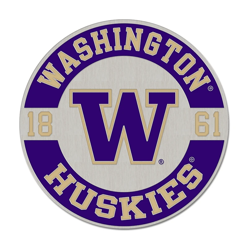 WinCraft Washington Huskies Round Collector Pin