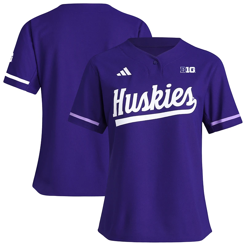Women's adidas  Purple Washington Huskies Replica Softball Jersey