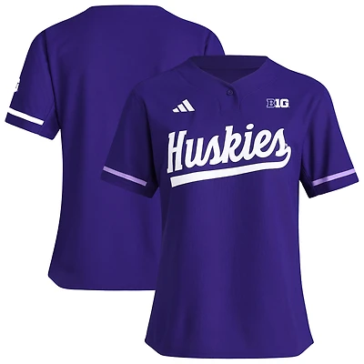 Women's adidas  Purple Washington Huskies Replica Softball Jersey