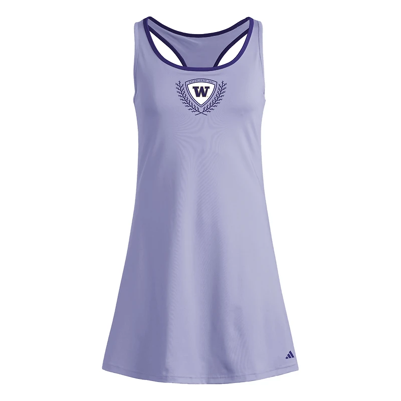 Robe-short à dos nageur Spring Fling Active violette des Washington Huskies pour femme adidas