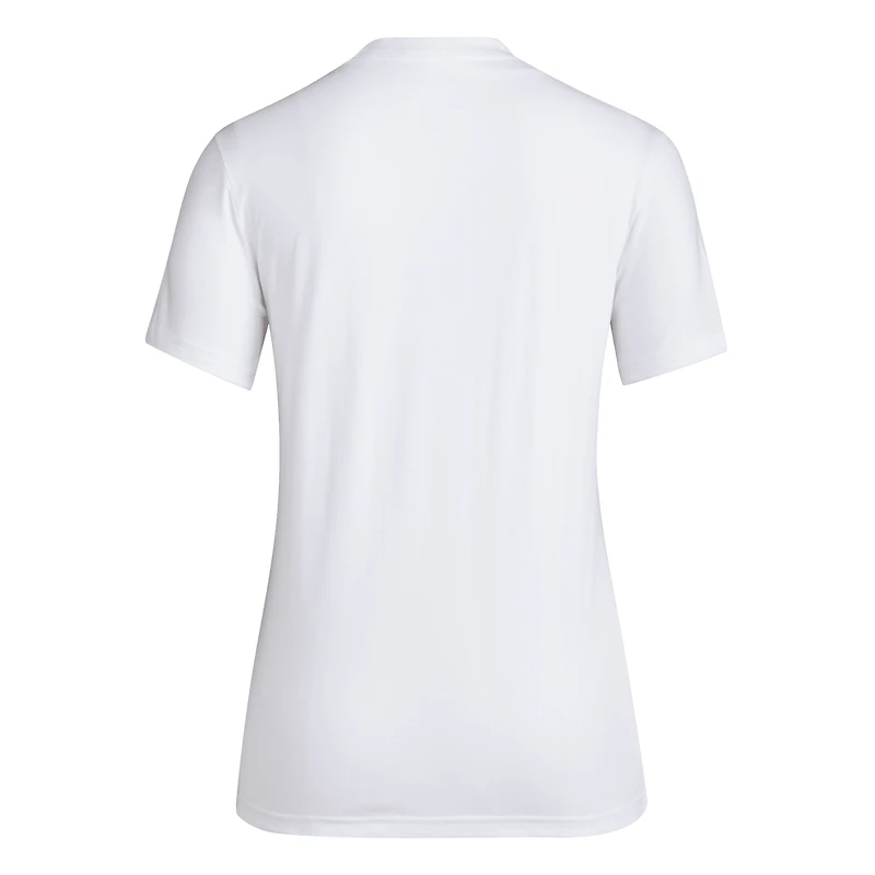 T-shirt adidas blanc pour femme Washington Huskies 2024 Breast Cancer Awareness Pregame