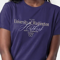 Women's Champion  Purple Washington Huskies Lifestyle T-Shirt