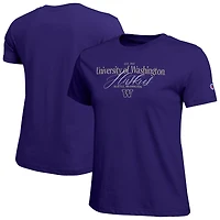 Women's Champion  Purple Washington Huskies Lifestyle T-Shirt