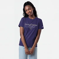 Women's Champion  Purple Washington Huskies Lifestyle T-Shirt