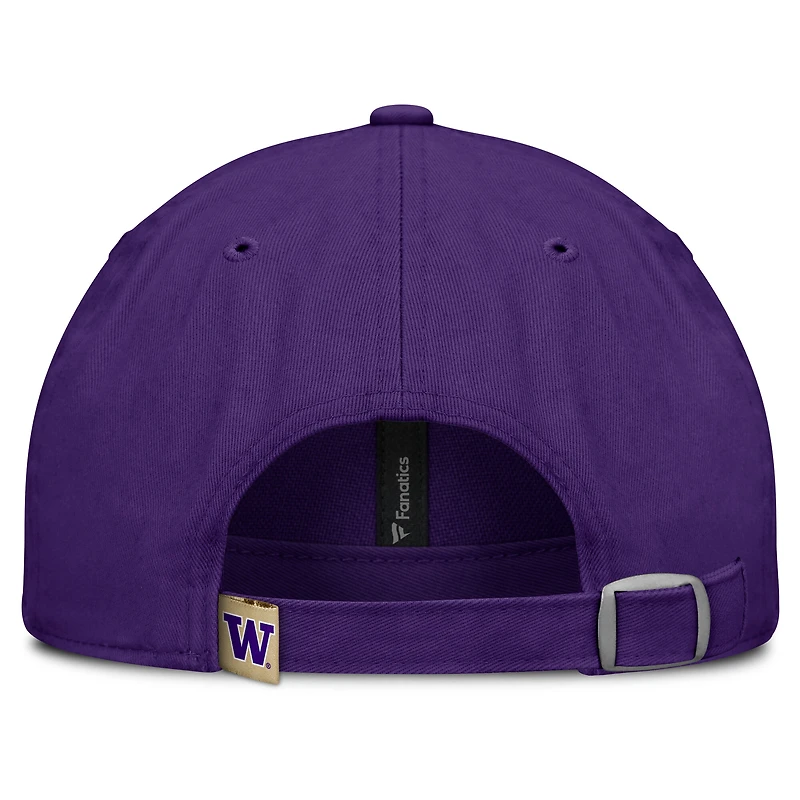Casquette ajustable Candid violette Fanatics pour femmes des Washington Huskies