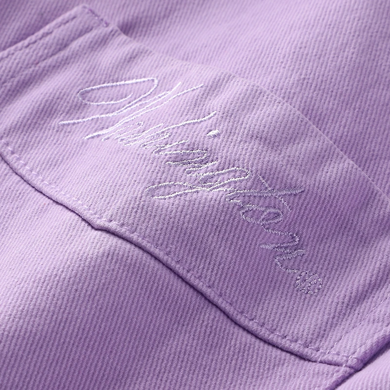 Veste courte boutonnée pour femme Gameday Social lavande des Washington Huskies