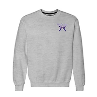Women's  Heather Gray Washington Huskies Classic Merry Christmas Tree Crewneck Sweatshirt