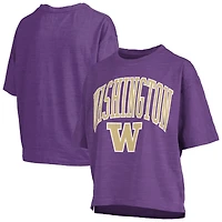 Women's Pressbox  Purple Washington Huskies Nelson T-Shirt