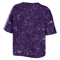 T-shirt violet à éclaboussures Washington Huskies pour femme WEAR by Erin Andrews