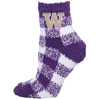 CHAUSSETTES ZAT WASH PRPLE FUZZY BUFFALO CHECK SOCLAD