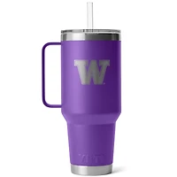 Tasse à paille Rambler YETI Washington Huskies 42 oz