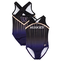 Justaucorps réplique noir pour jeunes Washington Huskies Elite
