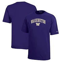 T-shirt violet avec logo en forme d'arc des Huskies de Washington pour jeunes champions