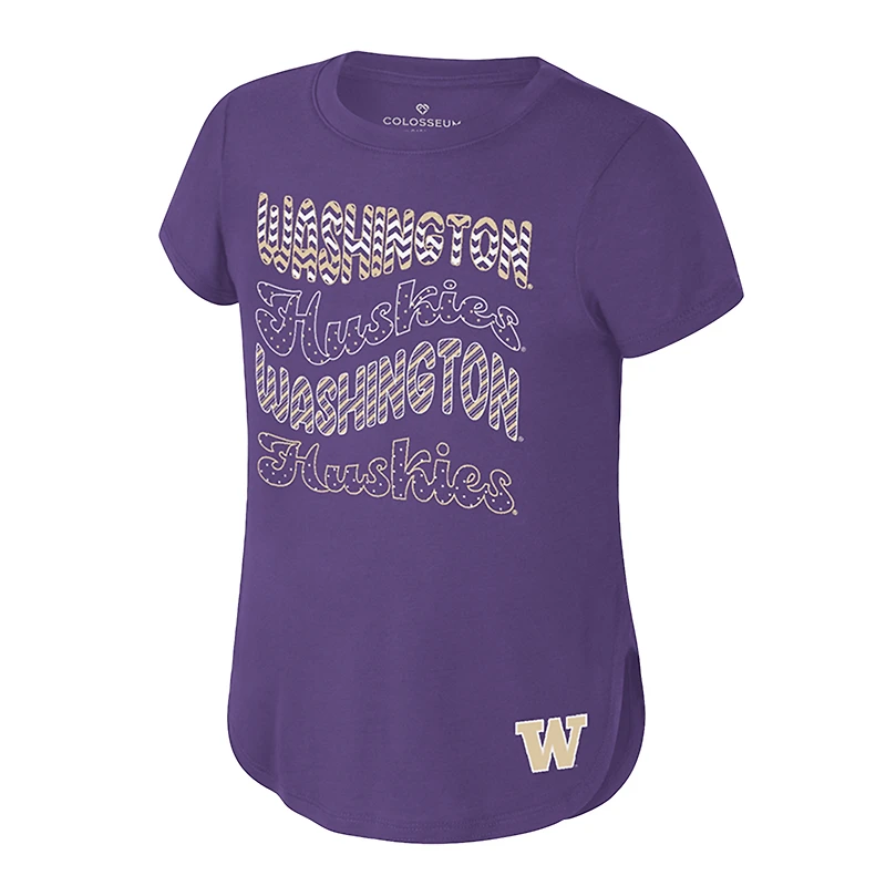 Youth Colosseum Purple Washington Huskies Rogan T-Shirt