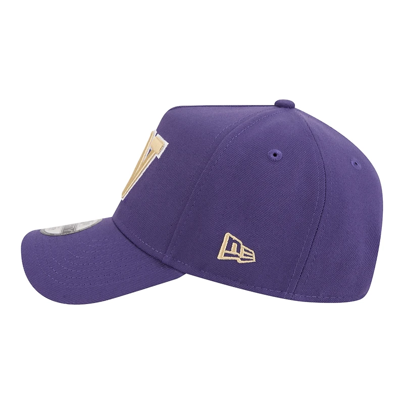 Youth New Era Purple Washington Huskies 9FORTY A-Frame Adjustable Hat