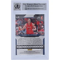 Carte Panini Prizm #81 2021 autographiée par Elena Delle Donne des Washington Mystics, Beckett Fanatics Witnessed Authenticated 10 avec l'inscription « WNBA Top 25 »