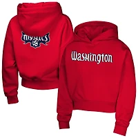 Girls Youth  Red Washington Mystics Top Closer Fashion Pullover Hoodie