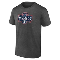 Men's  Charcoal Washington Mystics Primary Logo T-Shirt