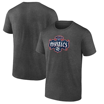 Men's  Charcoal Washington Mystics Primary Logo T-Shirt