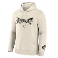 Men's Fanatics  Cream Washington Mystics Legacy Fleece Pullover Hoodie