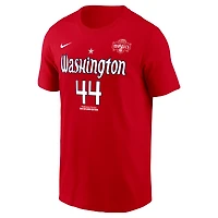 Men's Nike Kiki Iriafen Red Washington Mystics Name & Number T-Shirt
