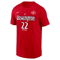 Men's Nike Sonia Citron Red Washington Mystics Explorer Edition Name & Number T-Shirt