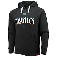 Chandail à capuchon raglan trois mélanges Olsen 25e anniversaire des Washington Mystics de Sportiqe pour homme, noir