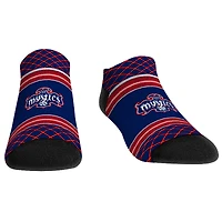 Rock Em Socks Chaussettes à la cheville rayées en filet Washington Mystics