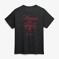 T-shirt unisexe noir à logo athlétique Washington Mystics Motion