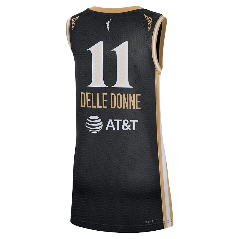 Unisex Nike Elena Delle Donne Black Washington Mystics Rebel Edition Victory Player Jersey