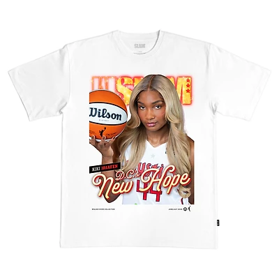 Unisex SLAM Kiki Iriafen White Washington Mystics Cover Player T-Shirt