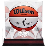 Vitrine de basket-ball en acajou des Washington Mystics