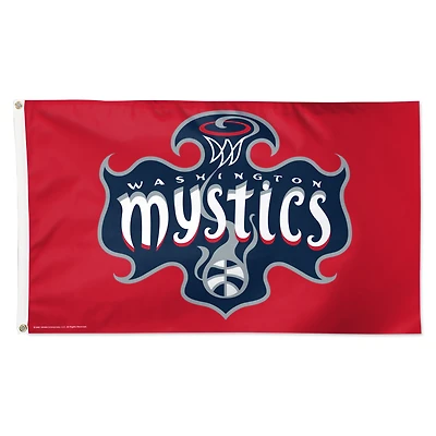 Drapeau de luxe WinCraft Washington Mystics 3 pi x 5 pi