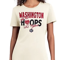 Women's Starter  Oatmeal Washington Mystics Endzone T-Shirt