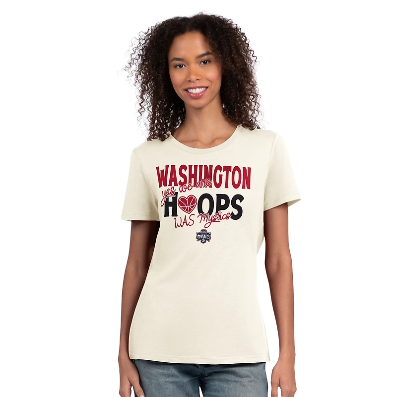T-shirt à l'avoine pour femmes Washington Mystics Endzone