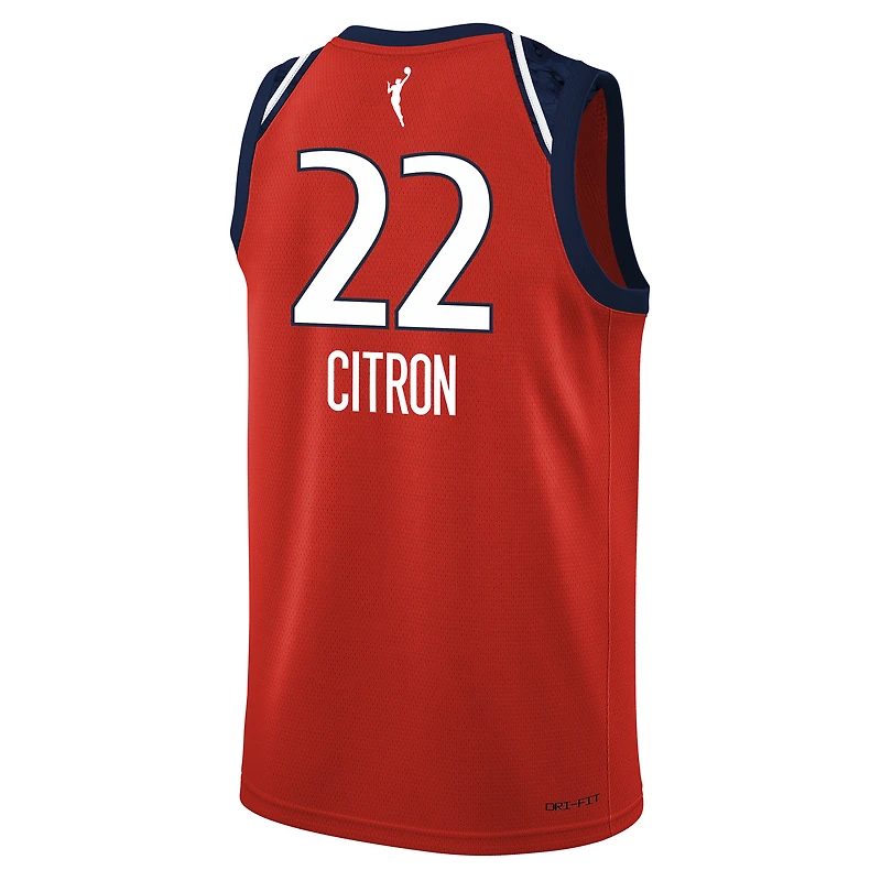 Youth Nike Sonia Citron Red Washington Mystics Explorer Edition Jersey